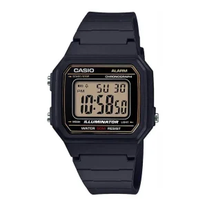 Casio General Digital Black Resin Strap Men Watch W-217H-9AVDF-P