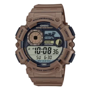 Casio General Digital Brown Resin Strap Men Watch WS-1500H-5AVDF-P