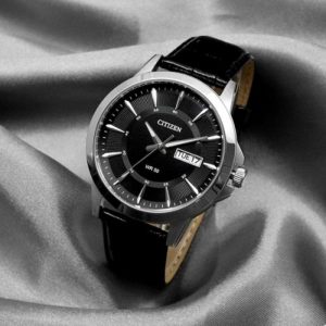 Citizen Black Dial Leather Strap Men Watch BF2011-01E