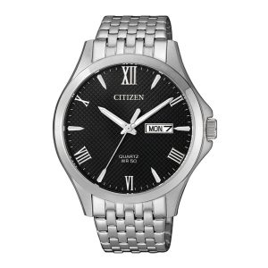 Citizen Black Dial Silver Stainless Steel Strap Men Watch BF2020-51E