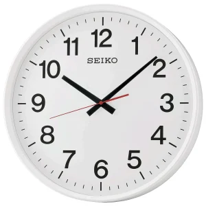 Seiko White Dial Round Wall Clock QXA700W