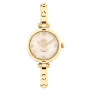 Coach New York Cary Gold Stainless Steel Strap Women Watch 14504006