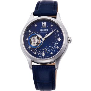 Orient Blue Dial Leather Strap Women Watch RA-AG0018L10B