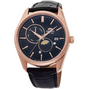 Orient Automatic Black Dial Leather Strap Men Watch RA-AK0309B10B