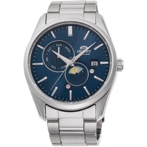 Orient Automatic Blue Dial Silver Stainless Steel Starp Men Watch RA-AK0308L10B