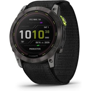 Garmin Enduro 2 Black Dial Fabric Strap Unisex Smartwatch GM-010-02754-13