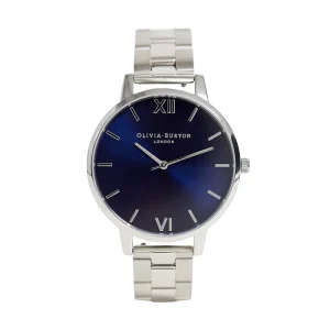 Olivia Burton The Shoreditch Collection Midnight Blue Sunray Women's Watch OB16SH02