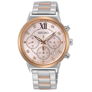 Seiko Lukia Silver Stainless Steel Strap Men Watch SRWZ64P1