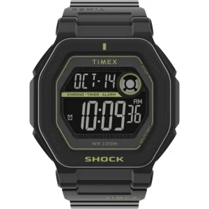 Timex Shock Digital Command Encounter Black Rubber Strap Men Watch TW2V59800