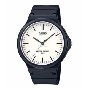 Casio General White Dial Black Resin Strap Unisex Watch MW-240-7EVDF-P