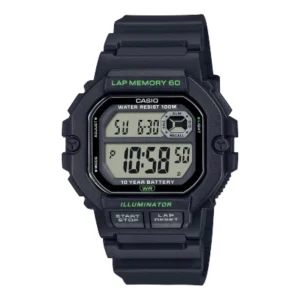Casio General Digital Black Resin Strap Men Watch WS-1400H-1AVDF-P