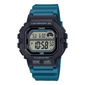 Casio General Digital Blue Resin Strap Men Watch WS-1400H-3AVDF-P