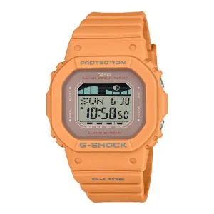 Casio G-Shock G-Lide Digital Orange Resin Strap Unisex Watch GLX-S5600-4DR-P