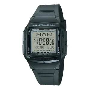 Casio General Digital Black Resin Strap Men Watch DB-36-1AVDF-P