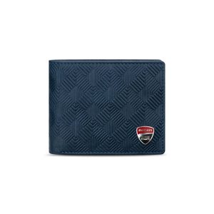 Ducati Wallet Corse Blue Genuine Leather For Men DTLGW2200902
