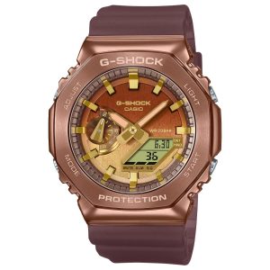 Casio G-Shock Digital-Analogue Resin Strap Men Watch GM-2100CL-5ADR-P