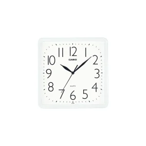 Casio Analog White Dial Square Wall Clock IQ-06-7D-P