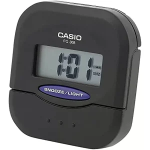 Casio Digital Black Alarm Clock PQ-30B-1D-P