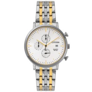 Citizen Chronograph Two-Tone Stainless Steel Strap Men Watch AN3614-54A