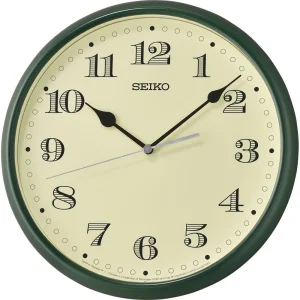 Seiko Green Case Wall Clock QXA796M