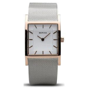 Bering Classic White Dial Silver Milanese Strap Women Watch 10426-066-S