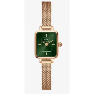 Daniel Wellington Green Dial Milanese Stainless Steel Strap Women Watch DW00100648