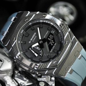 Casio G-Shock Black Dial Gray Resin Strap Men Watch GA-2100-7ADR-M9