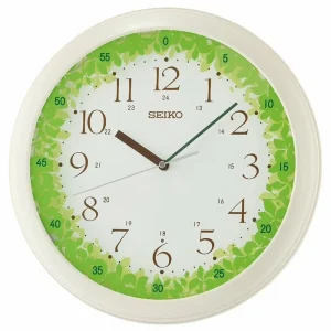 Seiko Clock Round Wall White Dial QHA010H