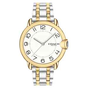 Coach New York Arden Two-Tone Stainless Steel Strap Women Watch 14503600