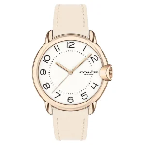 Coach New York Arden Leather Strap Women Watch 14503609