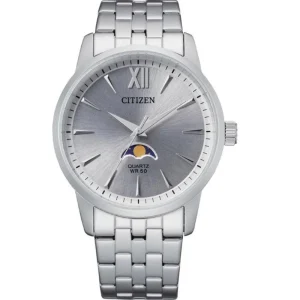 Citizen Stylishly Masculine Silver Stainless Steel Strap Men Watch AK5000-54A