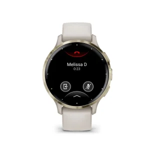 Garmin Venu 3S Cream Gold Stainless Steel Bezel with Ivory Case GM-010-02785-54