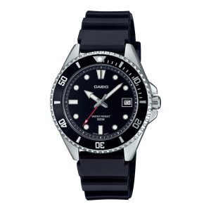 Casio General Black Dial Bio-Based Resin Band Men Watch MDV-10-1A1VDF