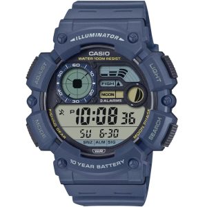 Casio General Digital Blue Resin Strap Men Watch WS-1500H-2AVDF-P
