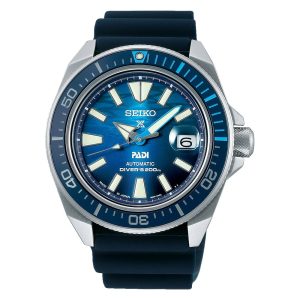 Seiko Prospex Sea Blue Dial & Silicone Strap Men Watch SRPJ93J1P