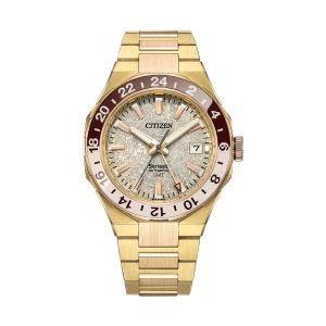 Citizen Series 8 Gold Dial Stainless Steel Strap Men Watch NB6032-53P