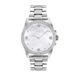 Coach New York Silver Dial Stainless Steel Strap Women Watch 14504108