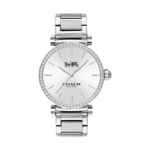 Coach New York Silver Dial Stainless Steel Strap Women Watch 14503577