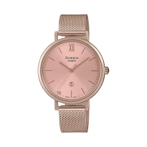 Casio Sheen Watch Sheen Rose Gold Tone Women's Watch SHE-4539CM-4A-P