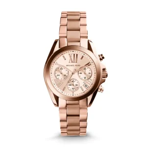 Michael Kors Chronograph Rose Gold Stainless Steel Women Watch MK5799I