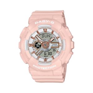 Casio Baby-G Rose Gold Dial And Pink Strap Women Watch BA-110XRG-4ADR-P