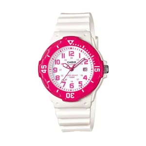 Casio General White Dial Resin Strap Women Watch LRW-200H-4BVDF-P