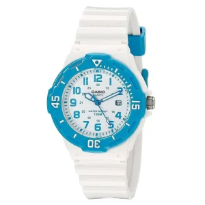 Casio General White Dial Resin Strap Unisex Watch LRW-200H-2BVDF-P
