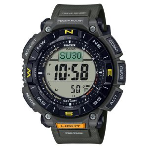 Casio General Pro Trek Digital Green Urethane Strap Men Watch PRG-340-3DR-P