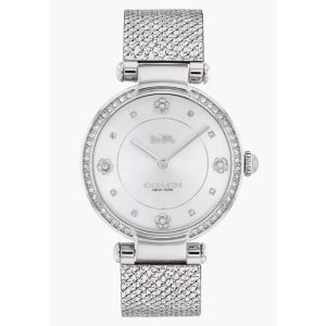 Coach New York Silver Dial Stainless Steel Strap Women Watch 14503995