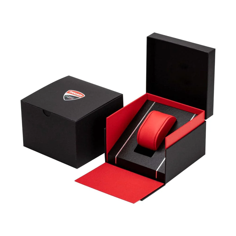 Ducati Corse Black Dial & Leather Strap Men Watch DTWGN2018901 - Image 4