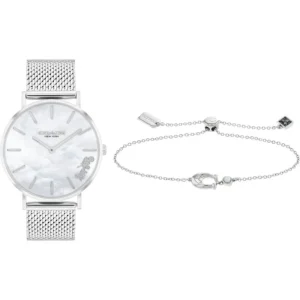 Coach Silver Milanese Strap Women Watch 14000084