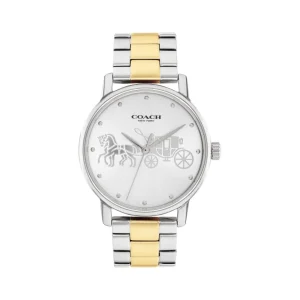 Coach New York Silver Dial And Stainless Steel Strap Men Watch 14503943