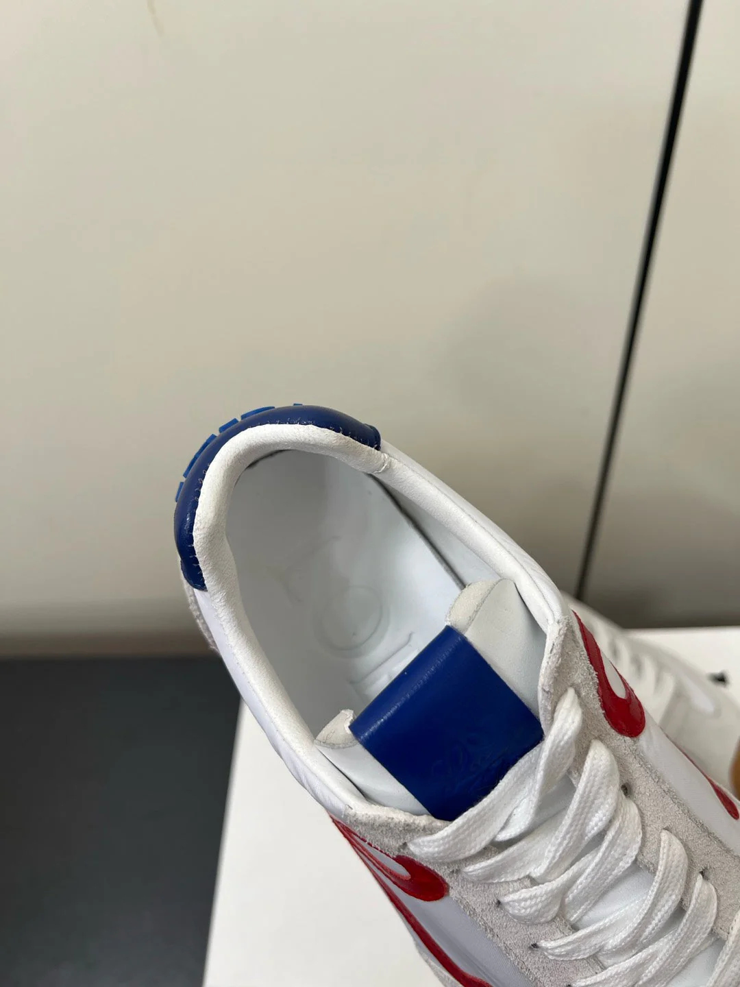 Loewe Ballet Runner 2.0 Sneaker White Nylon Sheepskin - Image 9