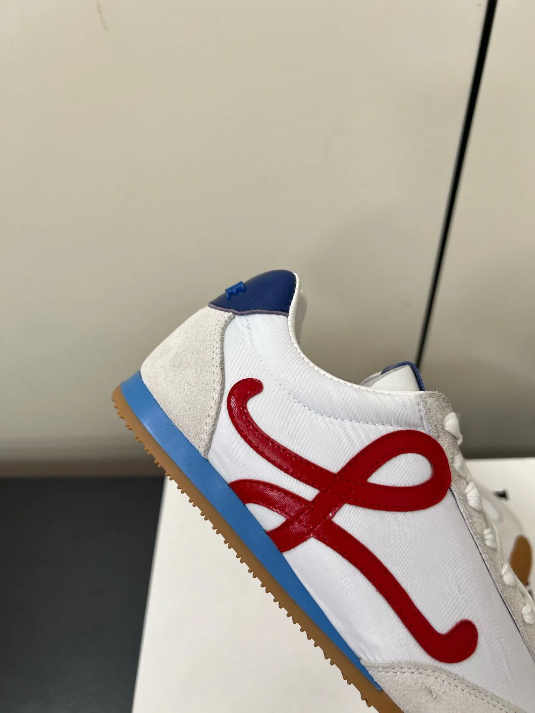 Loewe Ballet Runner 2.0 Sneaker White Nylon Sheepskin - Image 8